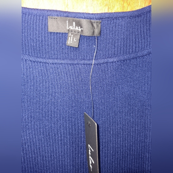 Lulu's Blue Mini Dress - Picture 8 of 9